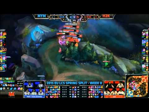 Meet Your Makers vs H2K Gaming - HIGHLIGHTS - EU LCS Spring 2015 - W8D2 - Season 2015 - LoL