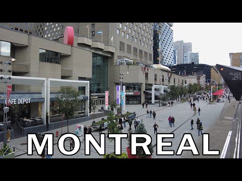 Caminhada em Montreal | Centro e Chinatown - outono de 2023