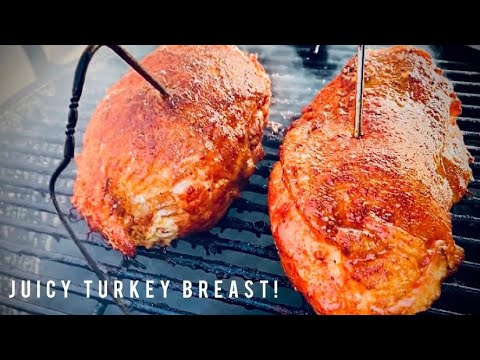 How to Smoke A Delicious & Juicy Turkey Breast | Happy Thanksgiving | Baker’s BBQ