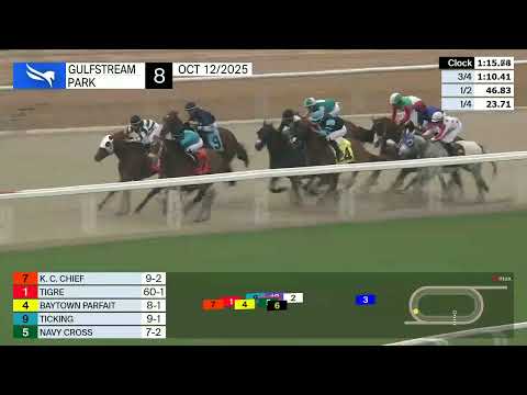 Gulfstream Park October 12, 2025 Race 8