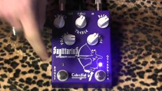 Video thumbnail for Celestial Effects SAGITTARIUS overdrive & boost demo with MJT Strat by gearmanndude