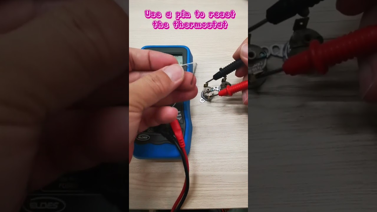 How to measure and reset thermostat