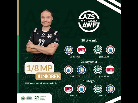 1/8 Mistrzostw Polski Juniorek Piłka Ręczna Kobiet