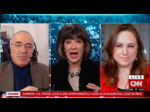 Kasparov & Judit Polagr CNN Interview