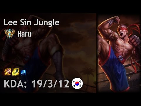 Lee Sin Jungle vs Elise - Haru - KR Challenger Patch 6.24