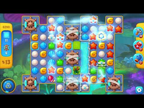 [FISHDOM Walkthrough] Level 6290 Super Hard (Qua màn - Fishdom)