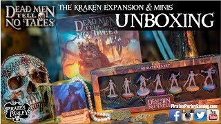 Dead Men Tell No Tales: the Kraken expansion & minis Unboxing!