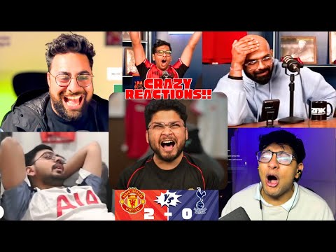 Crying TOTTENHAM Fans and HAPPY MAN UNITED Fans Reaction to MAN UNITED 2-0 TOTTENHAM |