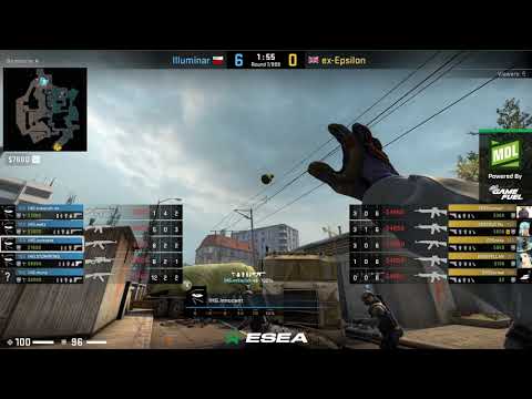 ESEA MDL SEASON 32 EUROPE ILLUMINAR VS EX-EPSILON | OVERPASS | CSGO 2019