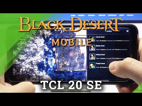 TCL 20 SE - Black Desert Mobile Settings & Game Review