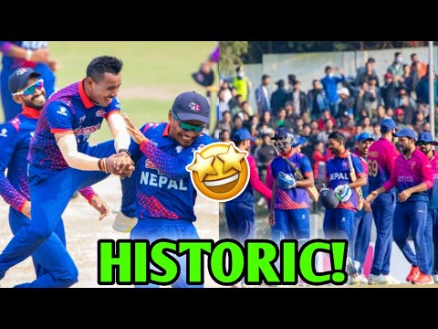 HISTORIC Moment for NEPAL 😱🔥| Nepal T20 World Cup 2024 Qualification News Facts