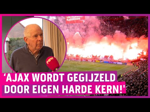Hooligans maken Ajax kapot met bergen vuurwerk: ‘Dood aan Ajax!'