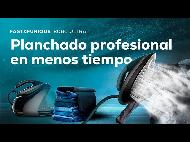 Estação de Engomar Cecotec Fast&Furious 8060 Ultra 3000W 15 Bar Suela Titanio video