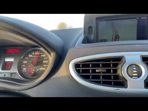 Clio 3 RS pull 203hp accélération 0-100