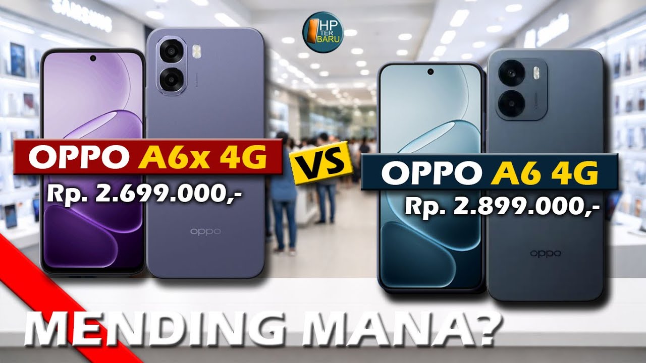 MENDING MANA? OPPO A6x 4G VS OPPO A6 4G