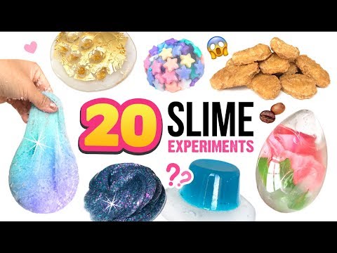 20 AMAZING DIY SLIMES!!! Mixing CRAZY THINGS Into Clear Slime / Water Slime! Satisfying Slime ASMR Video