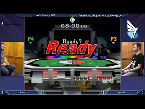MMOM167 SSBM - Kalvar (Marth) vs. Golden (C. Falcon) - Melee LF