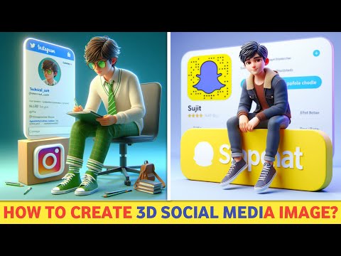 How To Create 3D Ai Social Media Boy Image | Trending Social Media Profile Name Photo Editing