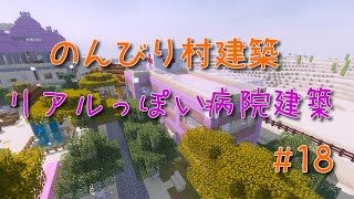 のんびり村建築#18　リアルっぽい病院建築