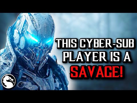 THIS CYBER SUB-ZERO PLAYER IS TRYING TO COMPLETELY OBLITERATE ME! | MKX