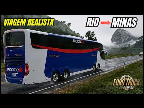 🚍 ETS2 Brasil: Rio de Janeiro ➜ Ipatinga | Viagem Realista