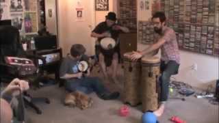 Percussion Jam Apartment Music #25 - Mark McGee (with Luke, Lewis and Pearlman)