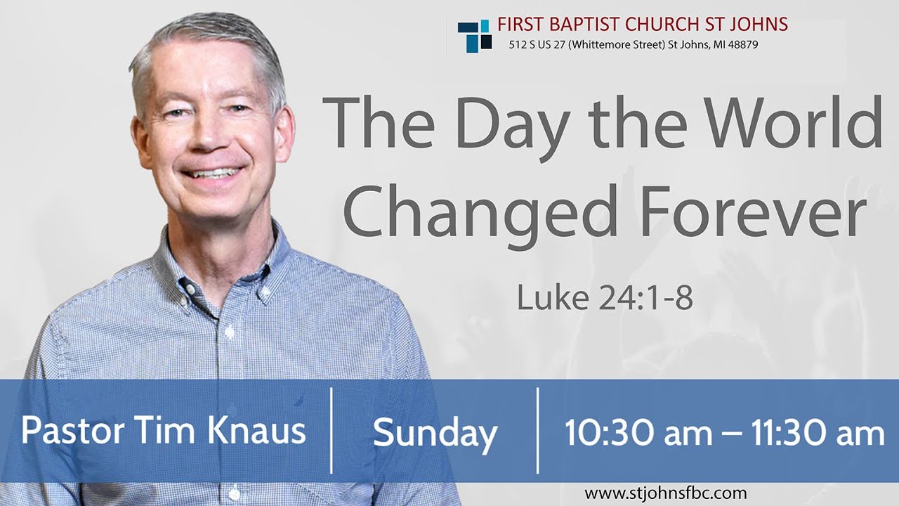Sunday AM April 20, 2025 - The Day the World Changed Forever