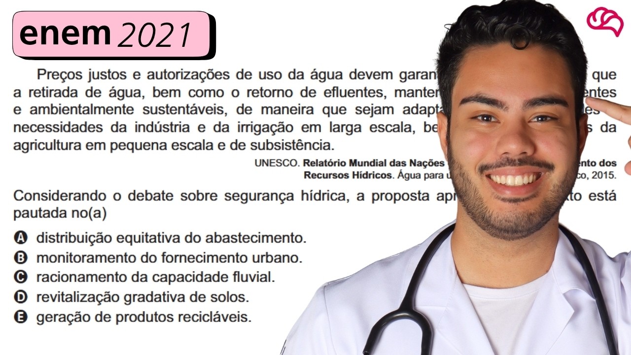 Resolução em Vídeo — Questão 51 ENEM 2021