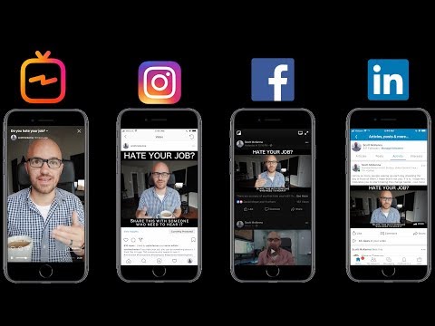 Choosing the right video dimensions for IGTV, Instagram, Facebook and LinkedIN