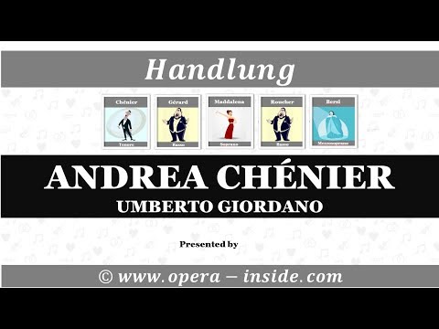 Andrea Chénier von Umberto Giordano - Die Handlung