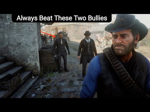 Always Beat These Two Mobsters Bullying Arthur To Leave Saint Denis (All Outcomes) - RDR2