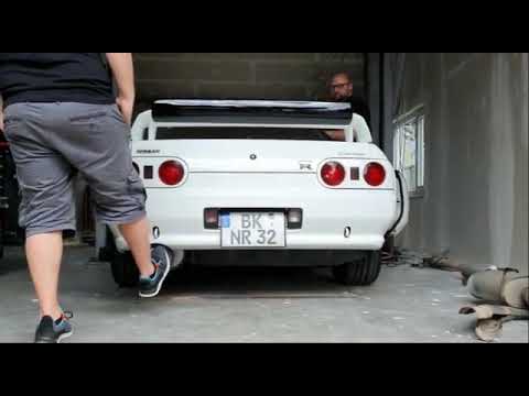 Nissan Skyline R32 GTR OEM Exhaust vs nothing vs HKS Super Turbo