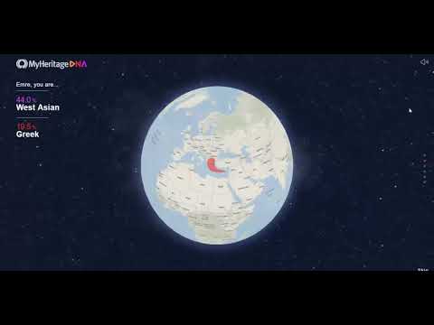 My Heritage DNA results - 10 ethnicities