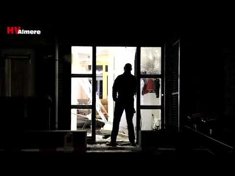 Woning in Almere loopt forse schade op na explosie