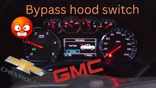 Chevy and GMC Hood Latch Switch Bypass Open Hood warning
