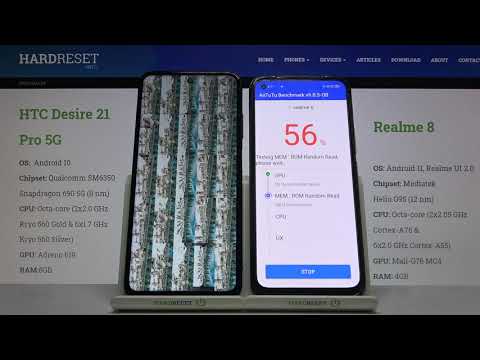 AnTuTu Benchmark on HTC Desire 21 Pro & REALME 8 – Compare Devices Performance