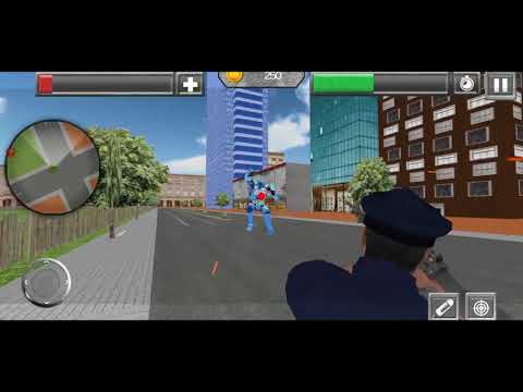Real Vegas Crime Simulator - Police Robot Attack Video