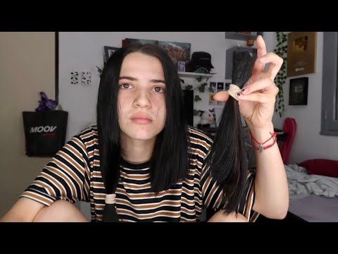 me cansé del pelo largo.