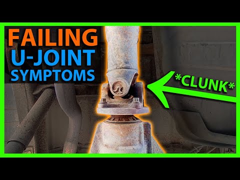 Symptoms of a Failing U Joint - Ford F150 Bad Universal Joint on Drive Shaft "Clunking Noise"
