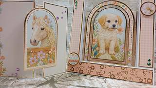 Cardmaking with Hunkydory's Amongst the Wildflowers Collection - Precious Pets