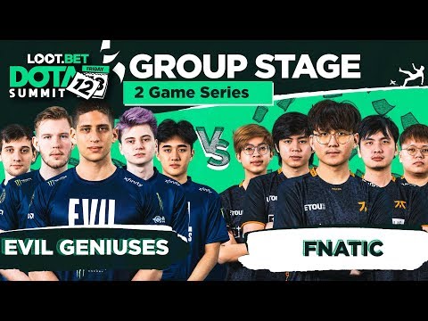 Evil Geniuses vs Fnatic Game 1 - Dota Summit 12: Group Stage