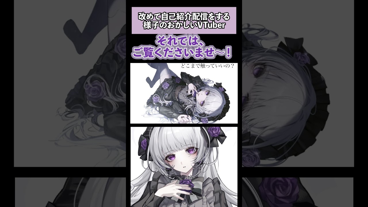 清楚系VTuberが改めて自己紹介をするとこうなる　#柘榴シロ　#vtuber  #切り抜き 　#新人vtuber