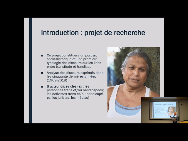 Conférence: «Personnes trans et handicapées: vivre à l’intersection du cisgenrisme et du capacitisme»