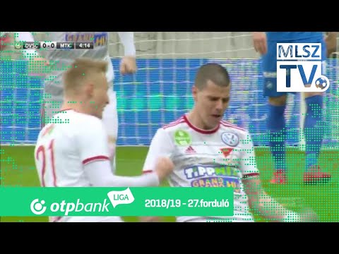 Ferenczi János első gólja a DVSC – MTK Budapest mérkőzésen