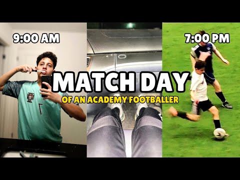 DAY IN THE LIFE ACADEMY FOOTBALLER | MATCH DAY EDITION (IN CANADA)