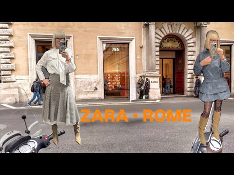 ZARA in Rome 🇮🇹 | Fittings + Massimo Dutti