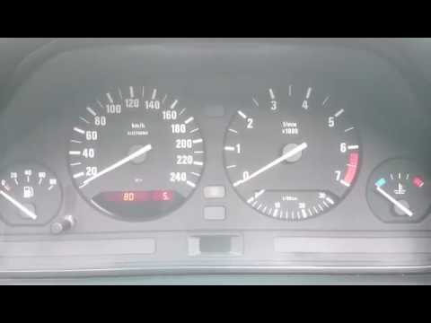 BMW E34 93' Speedometer test