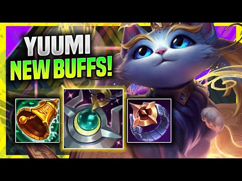 THIS KOREAN CHALLENGER TRIES YUUMI WITH NEW BUFFS! - Korean Challenger Plays Yuumi Support vs Lux!