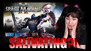 WARHAMMER 40K: SPACE MARINES 2 Preview & CO-OP Trailer Reaction! | Gamescon 2023