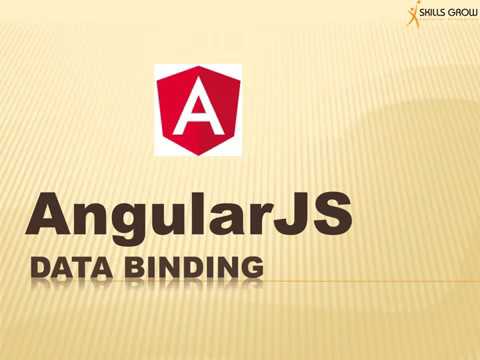 Angularjs Data Binding Tutorial